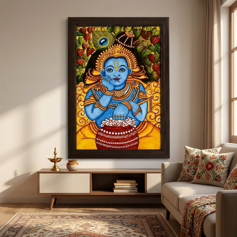 Krishna Cow Digital Photo Frame
