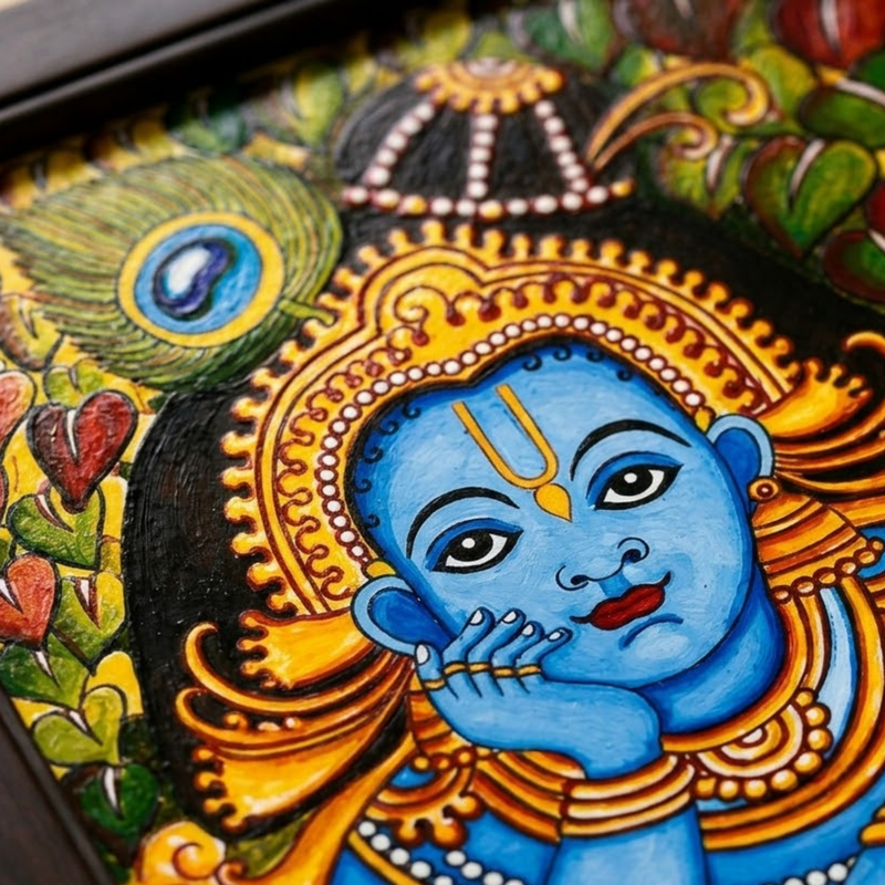 Krishna Cow Digital Photo Frame