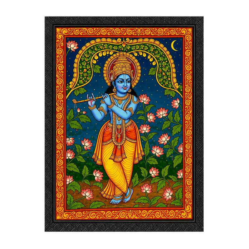 Krishna Cow Digital Photo Frame