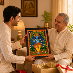 Krishna Cow Digital Photo Frame