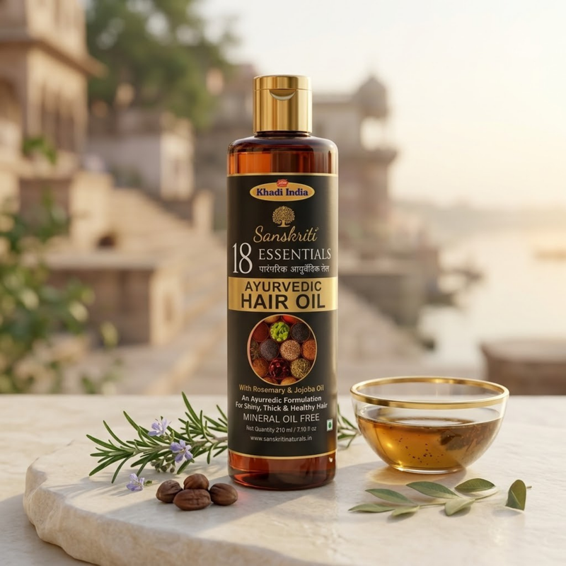 18 Essential Hair Nourishing Oil 210ml