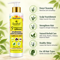 5 Essential Hair Cleanser Shampoo 210ml