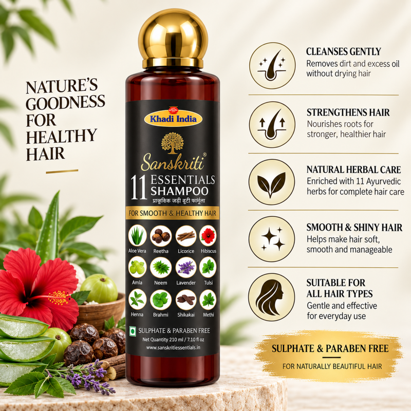11 Essential Herbal Shampoo 210ml