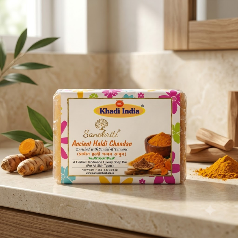 Ancient Haldi Chandan Soap 125g