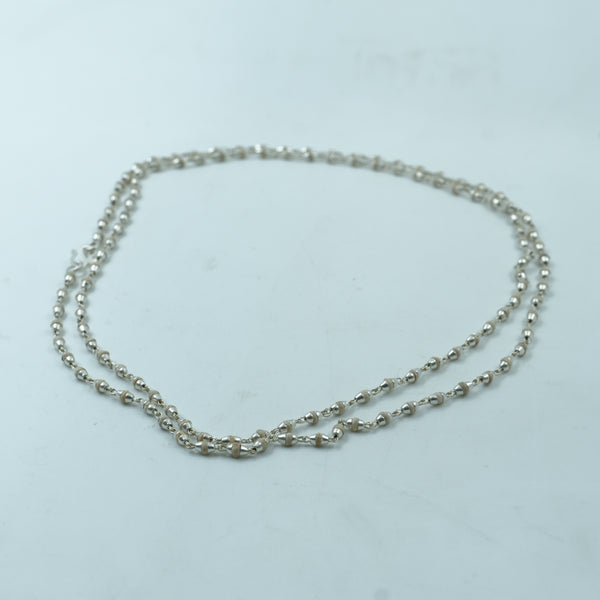 Silver Tulsi Kanthi Mala – 2 Round