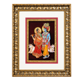 Radha Krishna Real Gold Super Fine Miniature Painting