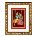 Radha Krishna Real Gold Super Fine Miniature Painting