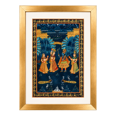 Krishna Lila Miniature Painting