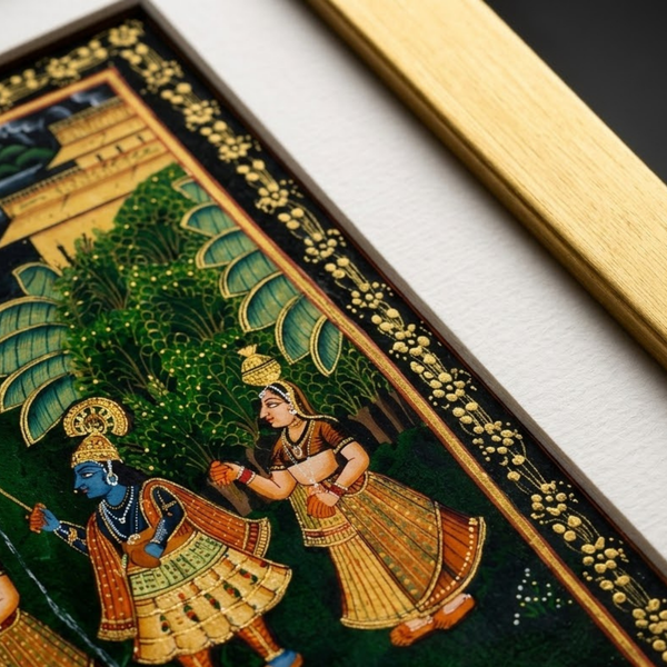 Krishna Lila Miniature Painting