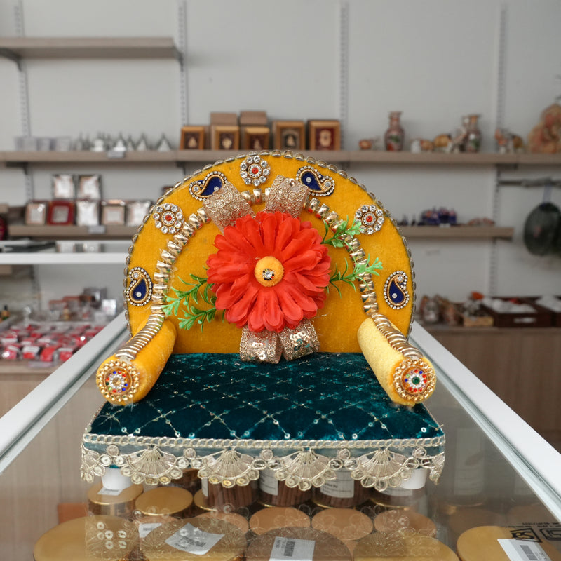 Laddu Gopal Metal Singhasan (Medium)