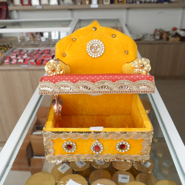 Laddu Gopal Metal Singhasan (Large)