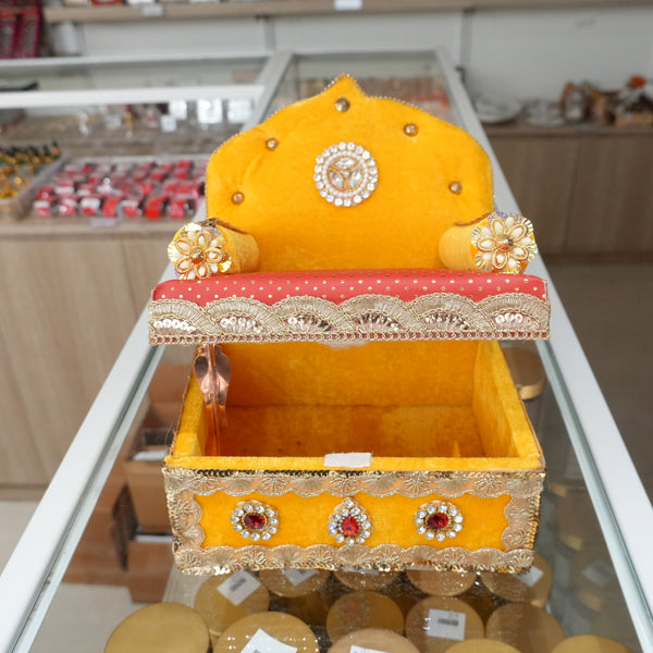 Laddu Gopal Metal Singhasan (Large)