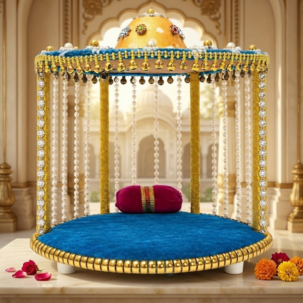 Laddu Gopal Lighted Bangla Singhasan
