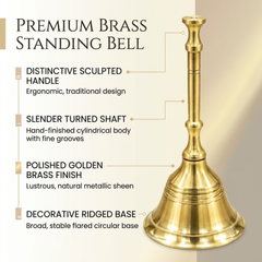 Plain Brass Puja Bell