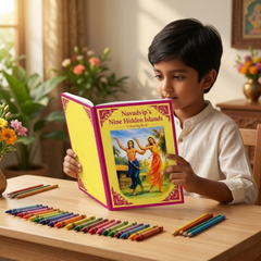 Navadvips Nine Hidden islands colouring Books