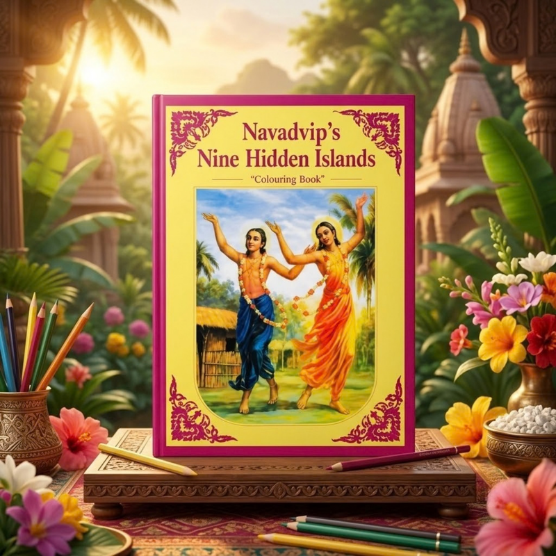 Navadvips Nine Hidden islands colouring Books
