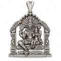 Pure Silver 925 Lakshmi Narasimha Swamy Antique Pendant