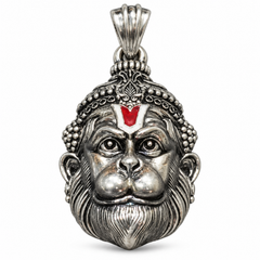 Pure Silver 925 Shree Hanuman Ji Pendant