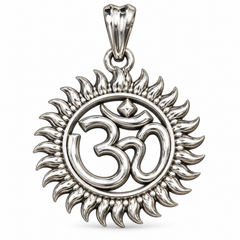 Pure Silver 925 Om Yantra Pendant