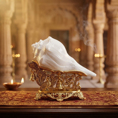 Dakshinavarti Shankh_Right-Hand Conch_For Watering