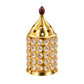 Brass Crystal Akhand Cylindrical Diya